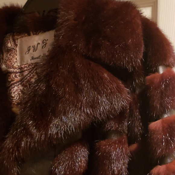 Janet Sloane Leather and fur coat - Picture 7 of 7